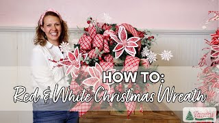 How To DIY Christmas Wreath Tutorial [upl. by Aizti]