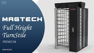 Full Height Turnstile Customization  New Design  Magtech Group [upl. by Yedorb]