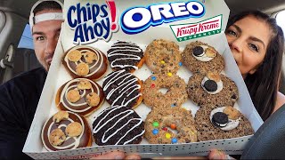 NEW KRISPY KREME DONUTS  CHIPS AHOY OREO COOKIE BLAST [upl. by Aivato]