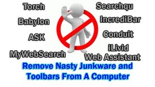 Remove Nasty Junkware and Toolbars From Computer [upl. by Aillemac]