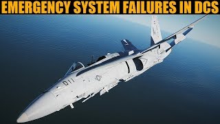 Flying Basics Random Emergency System Failures In DCS WORLD [upl. by Todhunter]