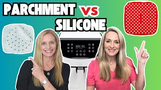 AIR FRYER Parchment vs AIR FRYER SILICONE Which works BEST [upl. by Curren]