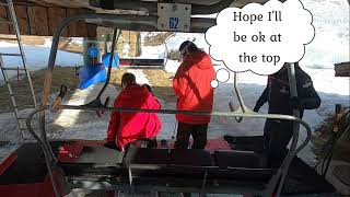 SKI LIFT FAILS  Megeve Feb 2024 [upl. by Scutt]