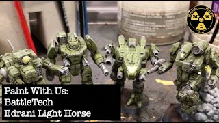 Paint With Us BattleTech Eradani Light Horse [upl. by Idyh]