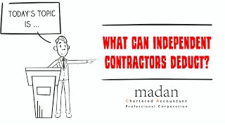 Tax Deductions for Independent Contractors [upl. by Cyndi]