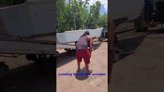 We bought a pirogue shorts boat pirogue trinidadandtobago fishing [upl. by Almat]