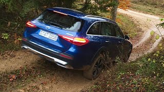 New MERCEDES CClass AllTerrain 2022  OFF ROAD driving amp engine options [upl. by Nathanil532]