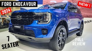 2024 Ford Endeavour 7Seater Premium SUV  Panoramic Sunroof Features Interiors Price  Endeavour [upl. by Betti]