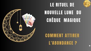 RITUEL DU CHEQUE DE L ABONDANCE [upl. by Nihs]