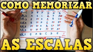 MEMORIZE AS ESCALAS COM APENAS 1 DICA [upl. by Naaitsirhc670]