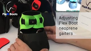 Adjusting Flex Hoof Boot neoprene gaiter [upl. by Awra]