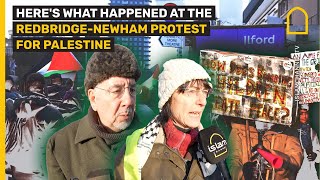 We spoke to the protesters at Londons Redbridge and Newham march for Palestine [upl. by Pantheas]