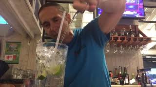 How to make a Vodka soda amp Rum amp cokeBasic Bartending [upl. by Adnorrehs]