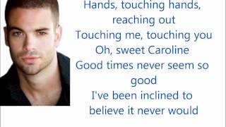 Glee Sweet Caroline Lyrics [upl. by Gasparo460]