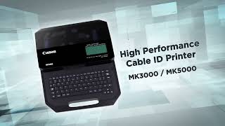 Canon MK3000MK5000 Cable ID Printer [upl. by Anirbed]