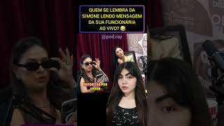 VÍDEO ICÔNICO DE SIMONE MENDES AO VIVO 🤣😱 shorts simonemendes [upl. by Azilanna309]