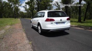 2016 Volkswagen Golf Alltrack 132TSI 0100kmh amp engine sound [upl. by Latsyrd]