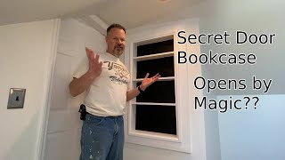 Secret Door Bookcase with Secret Latch How does it open [upl. by Nabroc765]