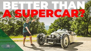 The stupidest car on sale  New Morgan Super 3 road review [upl. by Nitaj379]