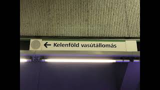 M4 metró bemondás Keleti PuKelenföld vasútállomás [upl. by Noevad]