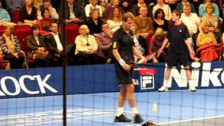 BlackRock Masters Tennis  02122008  Stefan Edberg v Pat Cash [upl. by Halilahk]