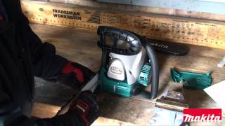 Makita DCS4610 Chainsaw [upl. by Ihsakat]