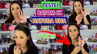 NOVO BATOM CC NATURA UNA FPS25 HIDRATANTE  Por Joyce Vignochi [upl. by Ecnarretal]