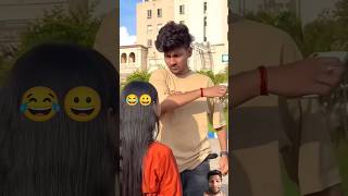 Short Height Girl😀😂trending funny comedy fun prasvcreation goldenplaybutton prank teamprasv [upl. by Saberio]