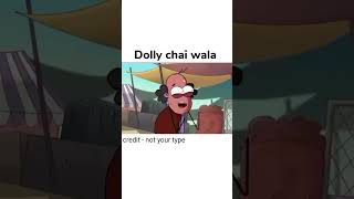 Dolly chai wala ft NOTYOURTYPE funny cartoon viralshorts [upl. by Steffie36]