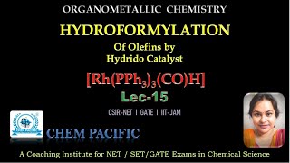 HYDROFORMYLATION of Olefins by Hydrido Catalyst I Lec15 l CSIRNET l GATE l IITJAM [upl. by Brooks]