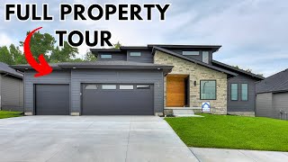 TOUR A MODERN 15 STORY HOME IN ELKHORN NEBRASKA  Kelly Construction Homes  Vistancia [upl. by Anette909]