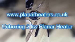 unboxing 2kw Planar Heater [upl. by Millburn]