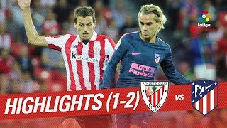 Resumen de Athletic Club vs Atlético de Madrid 12 [upl. by Htor486]