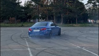 Drift BMW M5 F10ampBurning tires 🔥 [upl. by Cale796]