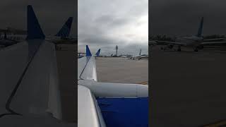 United Airlines Boeing 737 MAX 9 Pushback Taxi amp Takeoff at MCO [upl. by Olifoet]