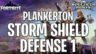 Fortnite Plankerton Storm Shield Defense 1 [upl. by Nahpos]