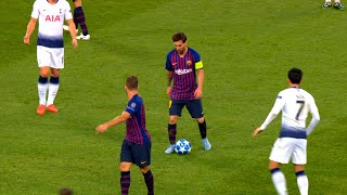 Lionel Messi vs Tottenham  UCL 1819 HD 1080i [upl. by Niuqram]