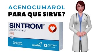 ACENOCUMAROL que es y para que sirve acenocumarol como tomar acenocumarol 4 mg tablet [upl. by Adehsor]