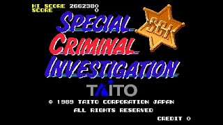 Special Criminal Investigation  Arcade Taito 1989 [upl. by Yezdnil]