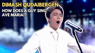 How does a guy sing AVE MARIA  Dimash QudaibergenKazakh AMAZING [upl. by Cadel]