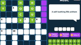 Crossword Quiz MUSIC Level 5  Walkthrough [upl. by Mckinney]