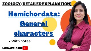 General characteristics of Hemichordata Notes Bsc 2nd year [upl. by Lenrad311]