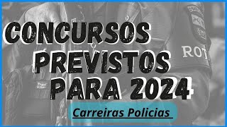 Concurso Públicos previstos para 2024 [upl. by Nnairak487]