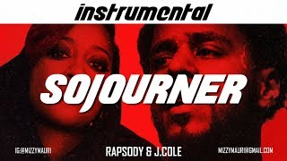 Rapsody ft J Cole  Sojourner INSTRUMENTAL reprod [upl. by Ateekram811]