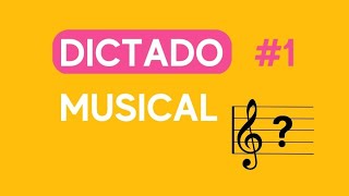 DICTADO MELÓDICO 1 oidoabsoluto educacionmusical musica eartraining [upl. by Sucerdor]