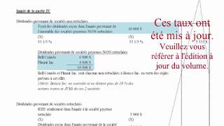 Calcul de limpôt applicable sur le revenu de dividendes2018 [upl. by Ennaylime]