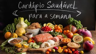 Cardápio semanal para a família almoço e café da manha [upl. by Sahpec]