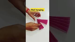 How to make wall hanging A4 sizeArtampHandicraft galleryPaperdiycrafthomedecor ideasshortsviral [upl. by Vinna]