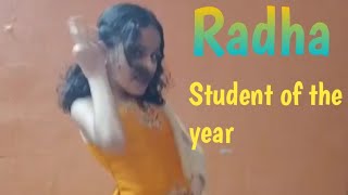 Radha  Student Of The Year  Dance Cover  Easy Dance Steps 💃 [upl. by Burchett]