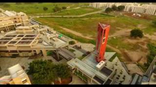 A birdseye view of IITGN Campus [upl. by Ayotel]